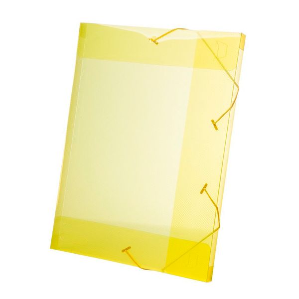 Pasta Aba Elástico Dello Line Lombo 2cm Amarela 33,5x23,5cm