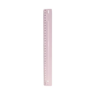 Régua Dello Serena 30cm Rosa