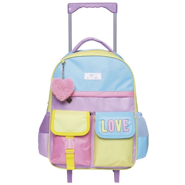 Mochila de Rodinhas Yins Love Color 16