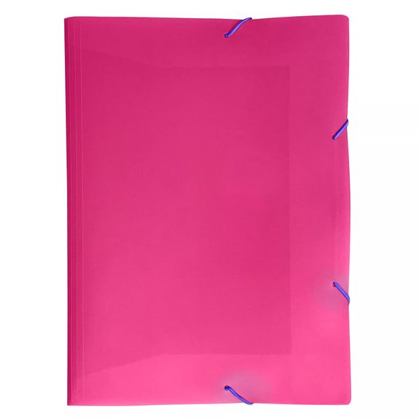 Pasta Aba Elástico Dello A4 Full Color Pink