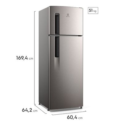 Geladeira Electrolux Frost Free 320L Duplex Inox Look (TF38S) 127V