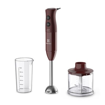 Mixer 3 em 1 Electrolux Vermelho Escuro 600W Haste em Inox e Tecnologia TruFlow (EIB21) 127V