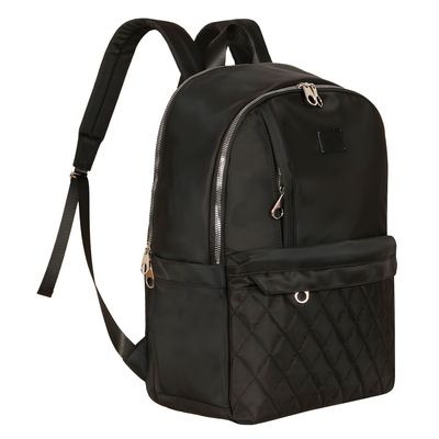 Mochila Executiva 17" Feminina 4 Divisórias Preta GW26108PT - Clio