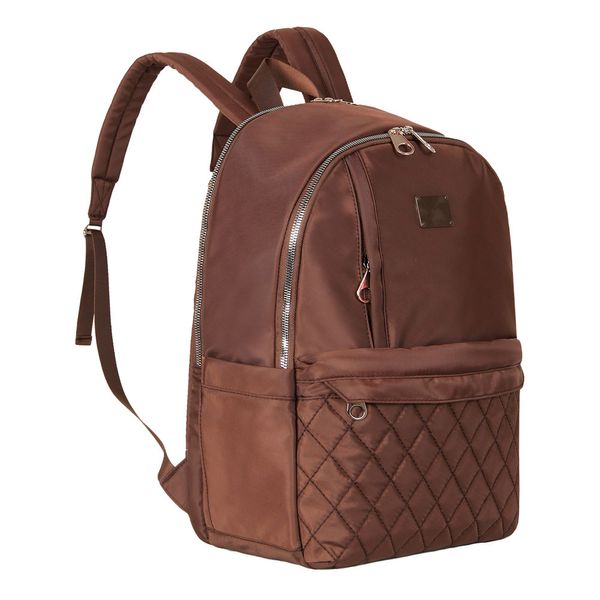 Mochila Executiva 17" Feminina 4 Divisórias Marrom GW26108MR - Clio