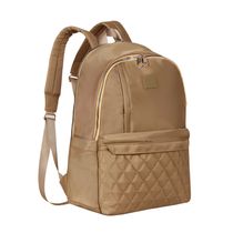 Mochila Executiva 17" Feminina 4 Divisórias Bege GW26108TA - Clio