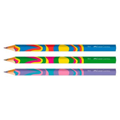 Lápis de Cor com 3 Multicor Fantasy Colours 315220 - Faber