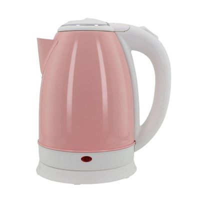 Chaleira Elétrica 1,8L Em Inox Rosa 127v 1000w Rápida Fervura