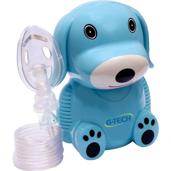 Nebulizador de Ar Comprimido G-Tech NebDog Bivolt Azul Nebulizador de Ar Comprimido G-Tech NebDog Bivolt Azul