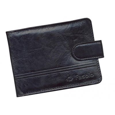 "CARTEIRA MASCULINA FASOLO COURO PORTA CHEQUES K148 PRETA Cor:Preto;Tamanho:Único;Genero:Homem"