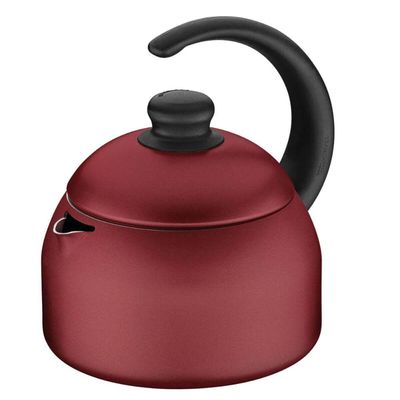 Jogo Chaleira e Frigideira Wok 28cm Tramontina Antiaderente Starflon Max Alumínio Vermelho