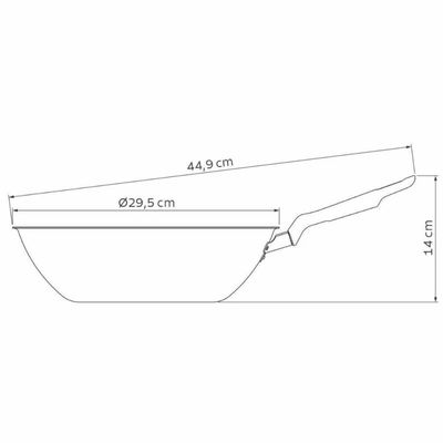 Jogo Chaleira e Frigideira Wok 28cm Tramontina Antiaderente Starflon Max Alumínio Vermelho