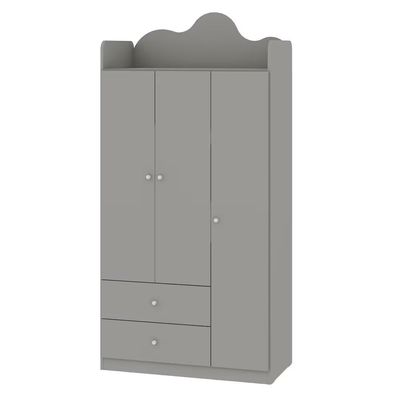 Guarda-Roupa Infantil Genialflex Nuvem com 3 Portas, 2 Gavetas, 3 Prateleiras e 91cm de largura  Fendi Fendi