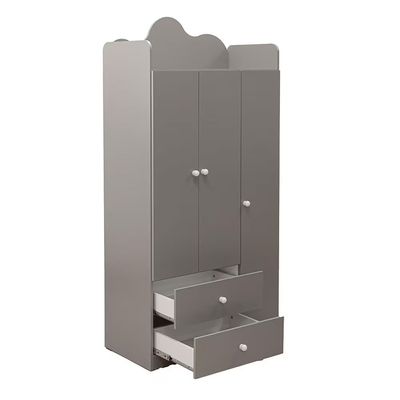 Guarda-Roupa Infantil Genialflex Nuvem com 3 Portas, 2 Gavetas, 3 Prateleiras e 91cm de largura  Fendi Fendi