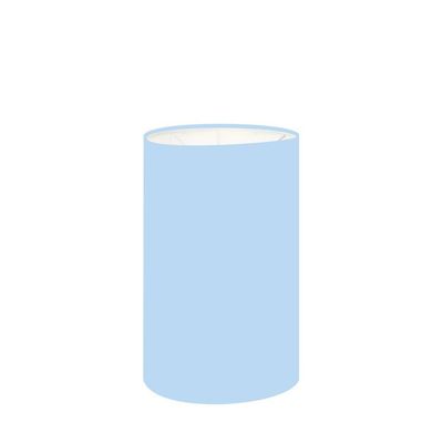 Cúpula Abajur Cilíndrica Cp-7002 ø13x30cm Azul Bebê