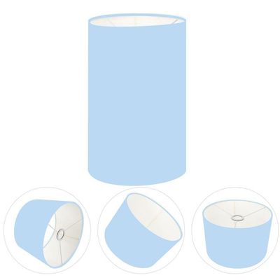 Cúpula Abajur Cilíndrica Cp-7002 ø13x30cm Azul Bebê