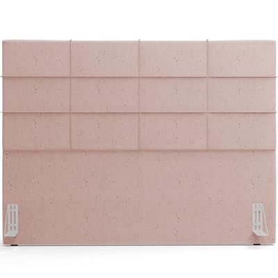 Cabeceira Cama Box Casal King 195 cm Roma W01 Linho Rosê - Lyam