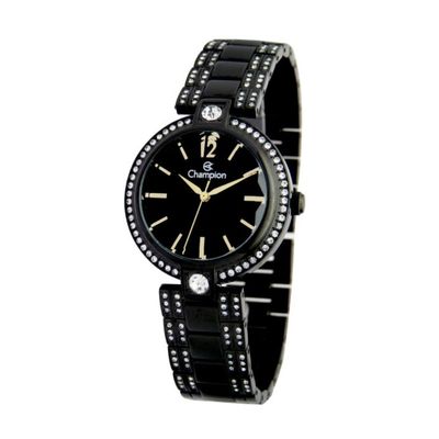 Relógio Champion Feminino Ref: Cf25045p Fashion Black