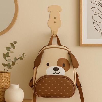 Kit 3 Penduradores 8cm Luft Masutti Cachorro Dourado Gancho Organizador Utensílios