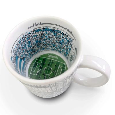 Caneca KazzaVip do Londrina Cerâmica 360 ML Majestoso Estádio do Cafe Licenciada Branco