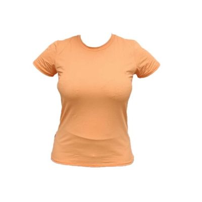 Blusa Acqumires Baby Look Feminino M / LARANJA