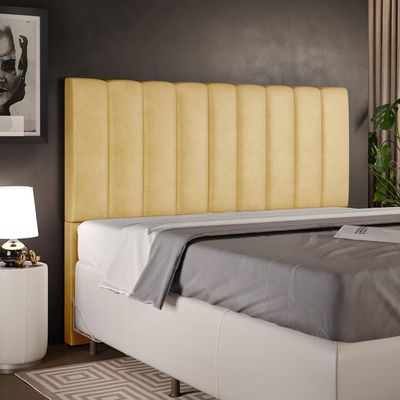 Cabeceira Cama Box Casal Queen 160 cm Dália W01 Couríssimo Fendi - Lyam Decor