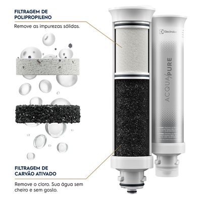 Purificador Electrolux Eletrônico Compacto Experience Pure 4x Digital Cinza (PE12G) Bivolt