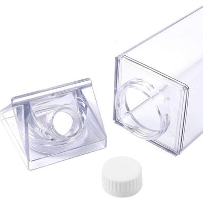 Garrafa Grande Caixa de Leite Suco Água Transparente 1 Litro