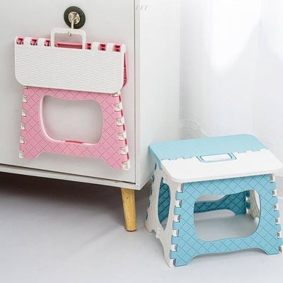 Banqueta Dobrável Infantil Banquinho Portátil Reforçado
