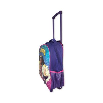 Kit Mochila Infantil Escolar Lancheira Estojo Princesa Roxa