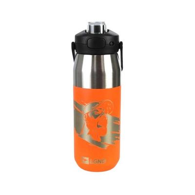 Garrafa Térmica Laranja Inox LegendáriosAHU Licenciado 750ml