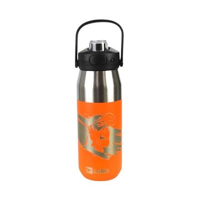Garrafa Térmica Laranja Inox LegendáriosAHU Licenciado 750ml
