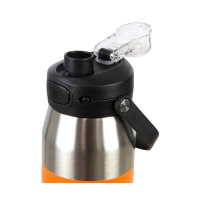 Garrafa Térmica Laranja Inox LegendáriosAHU Licenciado 750ml