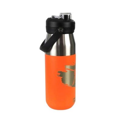 Garrafa Térmica Laranja Inox LegendáriosAHU Licenciado 750ml