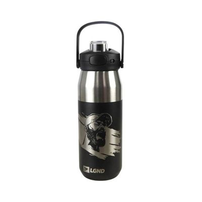 Garrafa Térmica Preta Inox Legendários AHU Licenciado 750ml