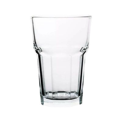 Jogo com 03 Copo de Vidro 350ml Água Suco Bebidas em Geral