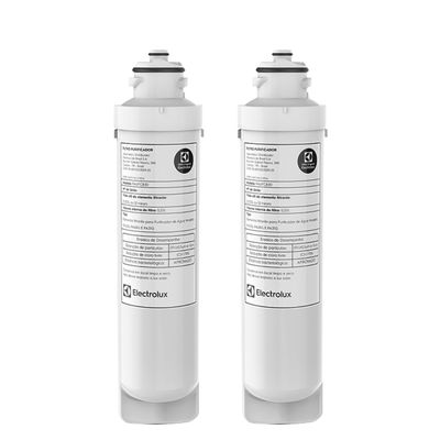 Kit 2 Filtros/Refis ORIGINAIS para Purificador de Água PA21G / PA26G / PA31G Electrolux Não se aplica