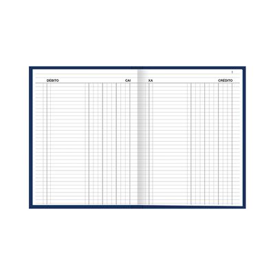 Livro Caixa Tilibra Capa Dura Grande com 100 Folhas 218x319mm