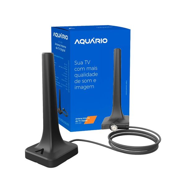 Antena Digital Interna com Cabo 2,5m Aquario DTV200 Antena Digital Interna com Cabo 2,5m Aquario DTV200