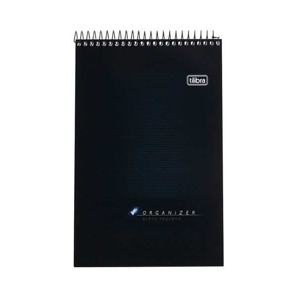 Bloco de Anotações Tilibra Organizer Capa Flexível Espiral A5 com 80 Folhas