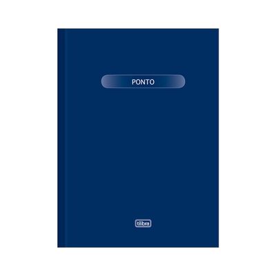 Livro de Ponto Tilibra Capa Dura Pequeno com 160 Folhas 153x216mm