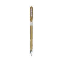 Caneta Gel Uniball Signo Noble Metalizado 0.7mm Ouro