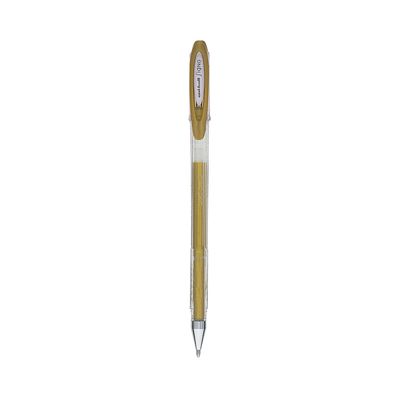 Caneta Gel Uniball Signo Noble Metalizado 0.7mm Ouro