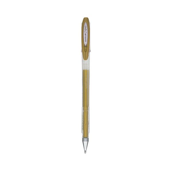 Caneta Gel Uniball Signo Noble Metalizado 0.7mm Ouro
