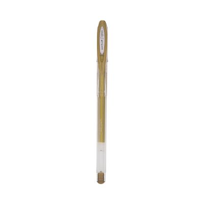 Caneta Gel Uniball Signo Noble Metalizado 0.7mm Ouro