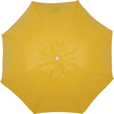 Guarda-Sol Guarapari em Bagum e Haste de Madeira 2,20m Amarelo Bel 2,20m