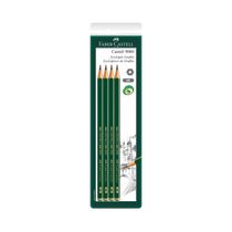 Lápis Grafite Faber-Castell Nº6B com 4 Unidades
