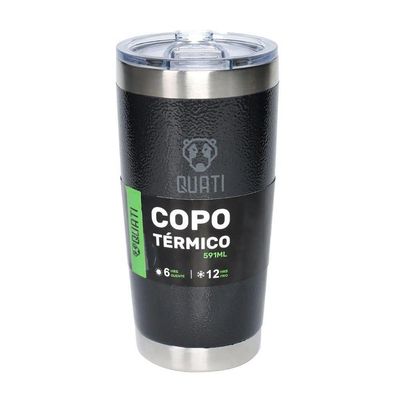 Copo Térmico Quati 591ml Preto Pct -20