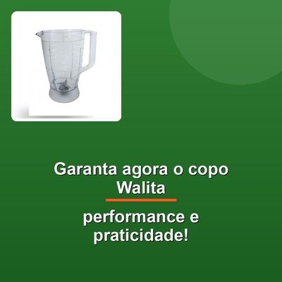 Copo Com Alça Transparente Walita - Cx -6