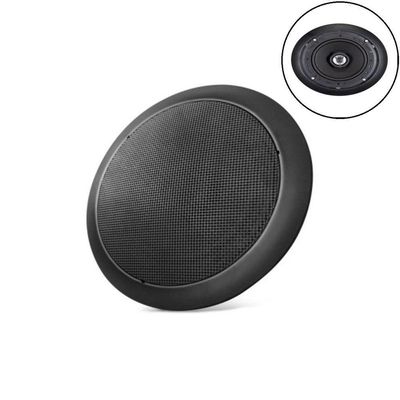 Arandela Redonda Fiamon 6" Coaxial Preta