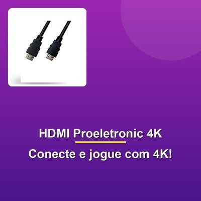 Cabo Hdmi Proeletronic Cahd-2050 4k Macho × Macho 2.0 5m